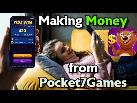 Pocket7Games - Play for REAL MONEY - Guide to playing the game - YouTube