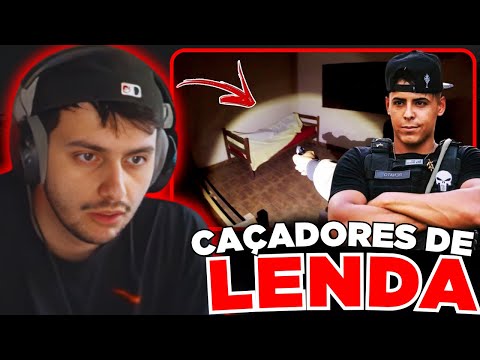 GABEPEIXE REAGINDO A Lenda da CASA AMALDIÇOADA - Caçadores de Lendas