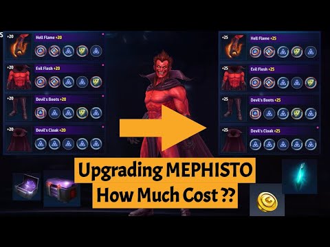 MEPHISTO- Upgrading Gears 20 to 25 - How Much Cost CCF & GOLD