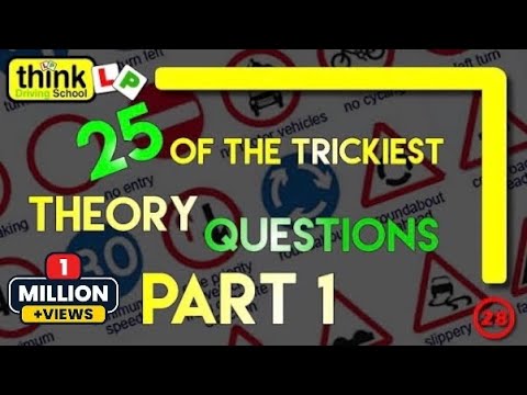 Driving Theory Test 2025: 25 Of The Hardest Theory Questions. How To Pass UK Theory Test Quiz Part 1