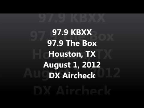 Aircheck DX - 97.9 KBXX 97.9 The Box Houston, TX 08-01-2012