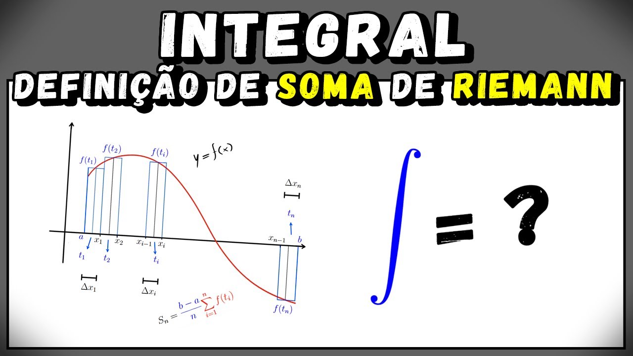 Definição de Integral e soma de Riemann - Aula 1.1 | Cálculo Integral