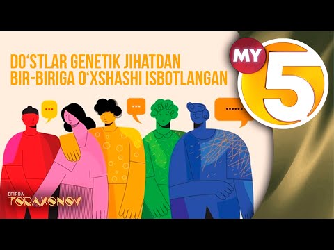 âEfirda Toâraxonovâ ko'rsatuvi | Doâstlar genetik jihatdan bir-biriga oâxshashi isbotlangan