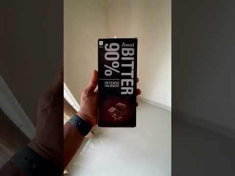 Amul - Dark Chocolate - 90% BITTER