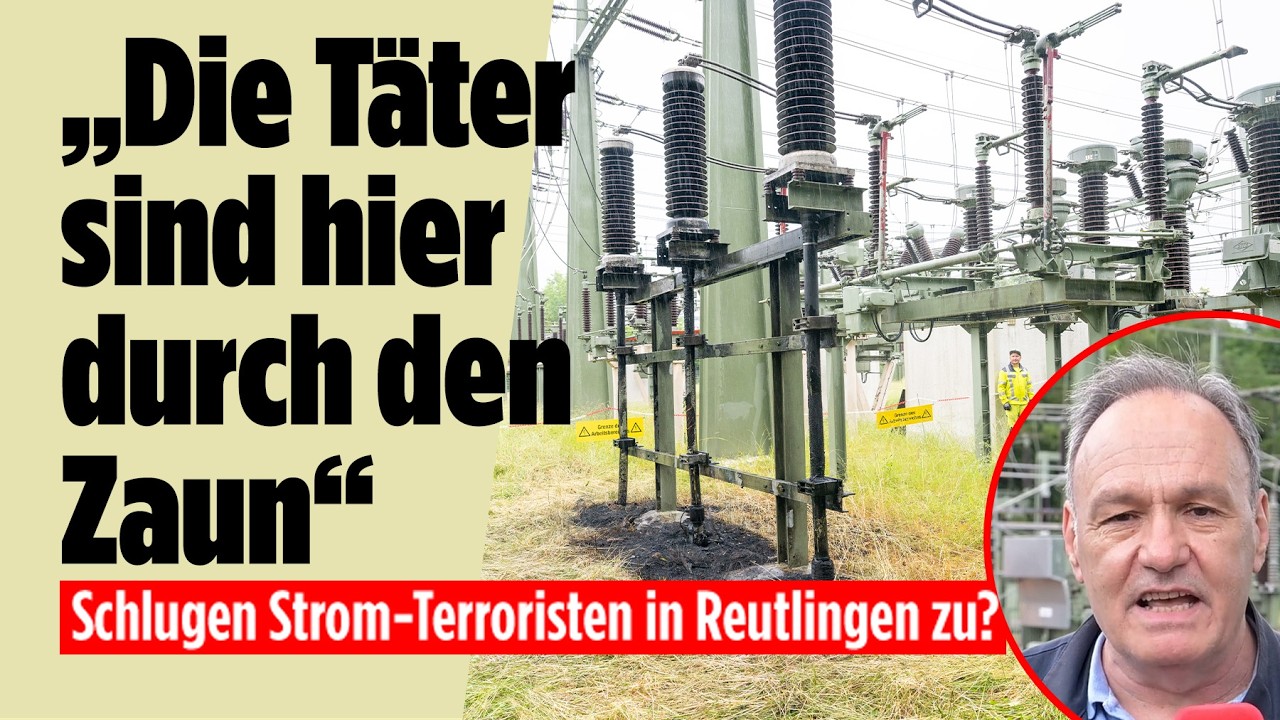 Stromausfall in Reutlingen: Täter haben Zaun aufgebrochen – Stromversorgung wird wiederhergestellt