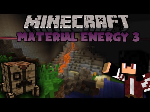 MADEIRA, CAVERNA E AJUDANTES - Minecraft Material Energy 3 #2