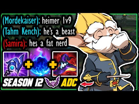 Heimerdinger drinks the tears of his enemies botlane......