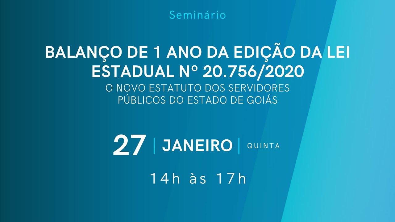 BALANÇO DE 1 ANO DA EDIÇÃO DA LEI ESTADUAL Nº 20.756/2020