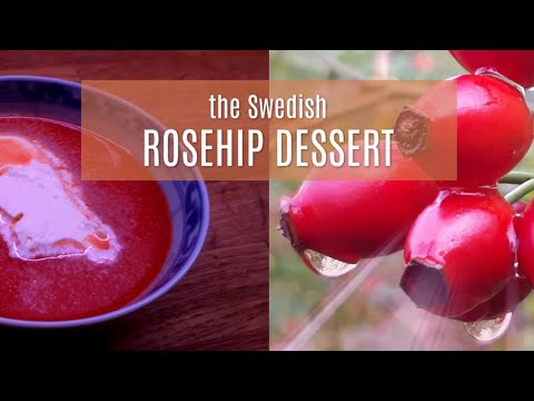 Rosehip Dessert - Homemade Swedish Nyponsoppa
