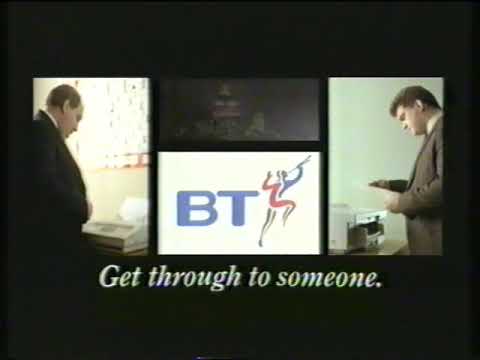 British Telecom advert - 24th January 1993 UK television commercial