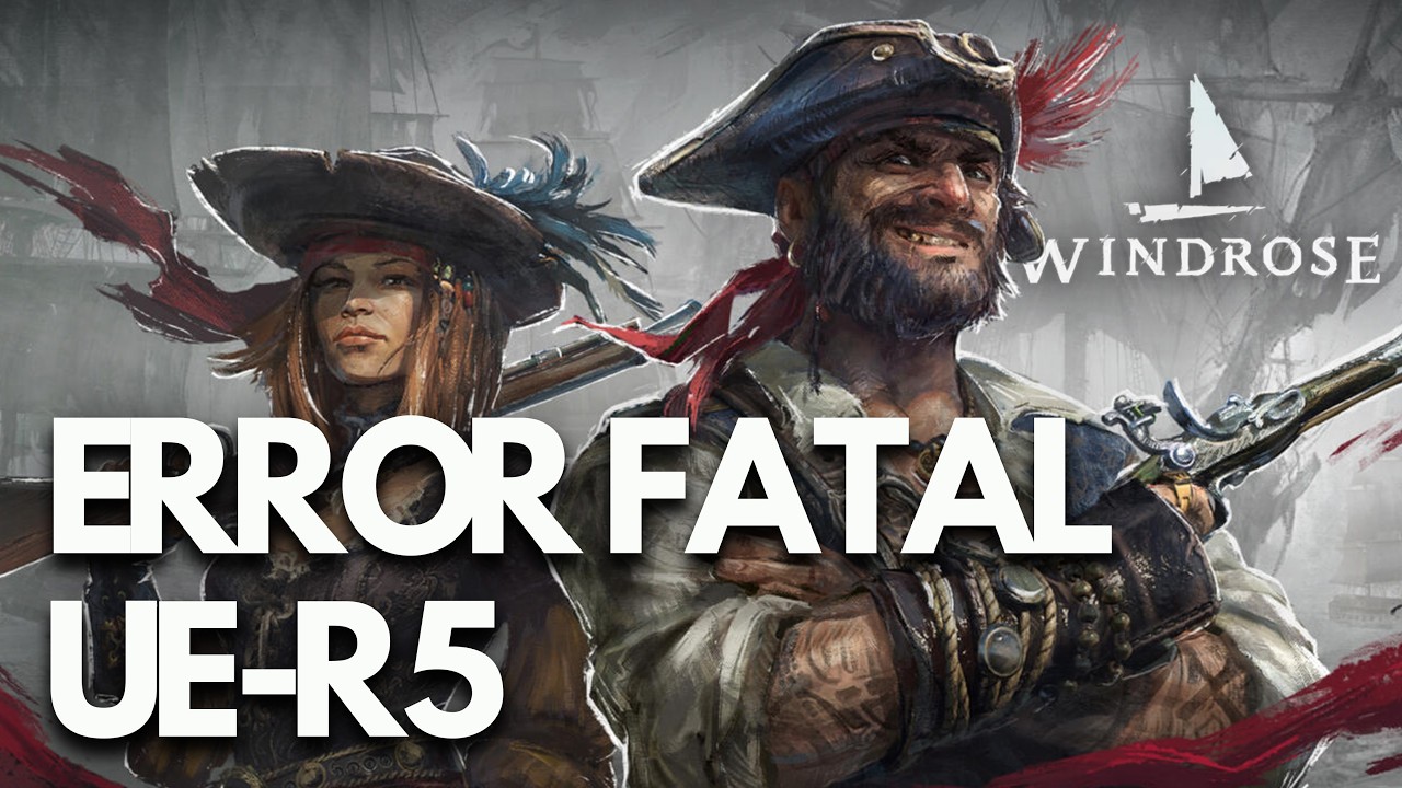 Windrose 🎮 | Error Fatal UE-R5 “The Game Has Crashed” – SOLUCIÓN  (No Inicia / Crashea en PC)