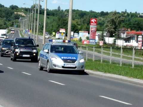 Kolumna BOR - alarmowo w Sandomierzu