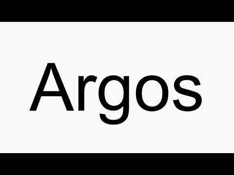 How to pronounce Argos