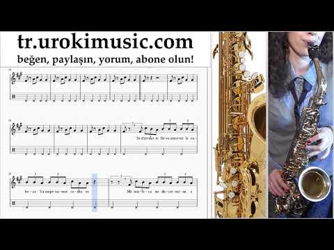 Saksafon tenor dersleri J. Balvin, Willy William - Mi Gente Notalar Eğitim Bölüm#2 um-i723
