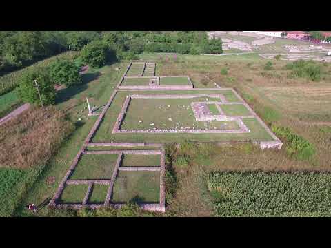 Aerial views about various parts of Ulpia Traiana Sarmizegetusa