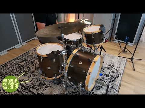 Noble & Cooley Solid Shell Classic Maple 5" x 14" Snare Drum w/ VIDEO! Espresso Satin image 9