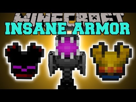 Minecraft: OVERPOWERED ARMOR (SURVIVE THE VOID, TONS OF HEALTH, & MORE!) Mod Showcase