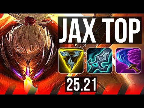 JAX vs YORICK (TOP) | 10/0/3, 8 solo kills, Legendary | EUW Master | 25.21