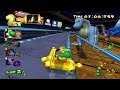 GP Waluigi Stadium Mario Kart Double Dash Gamecube Custom Course 150cc Yoshi Peach