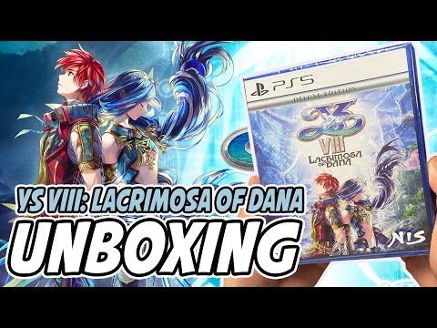 YS VIII : Lacrimosa of Dana (Deluxe Edition) (PS5) Unboxing