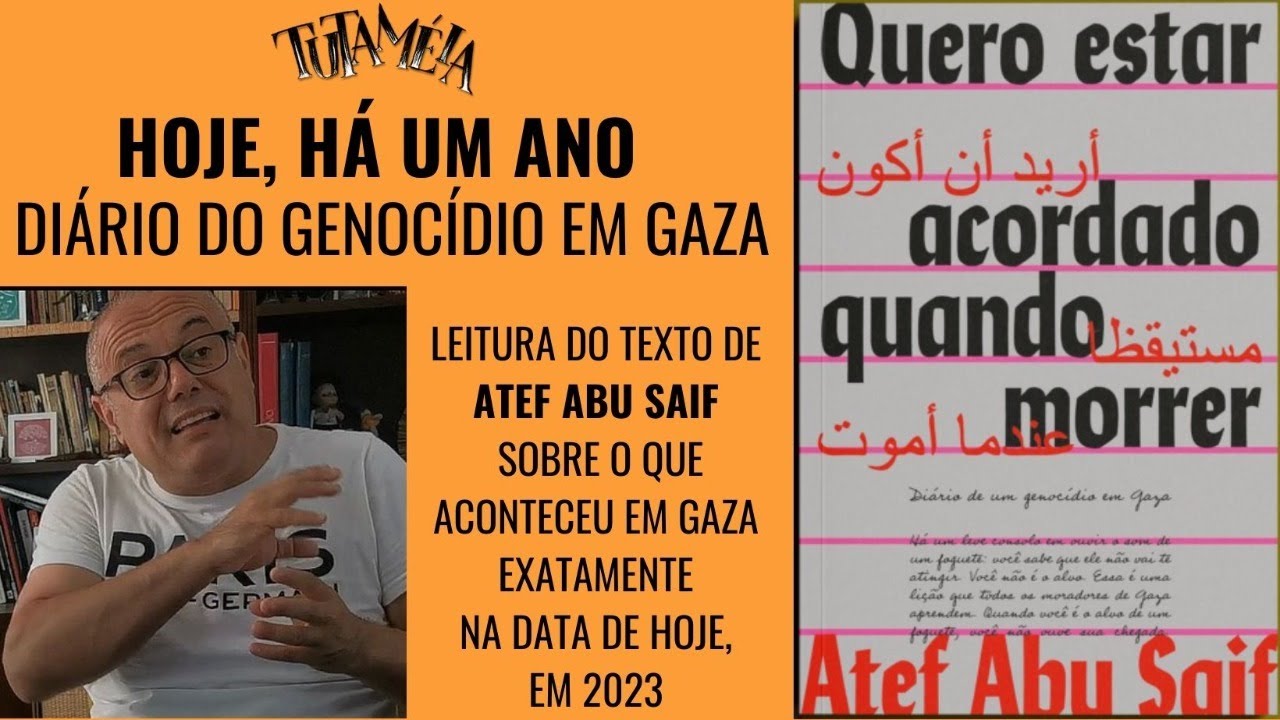 21.10.2023 - Nabil continua tentando ouvir a voz dos filhos e netos nas redondezas