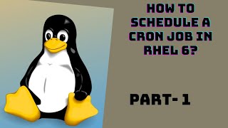 How to schedule a cron job in RHEL 6? part 1 | cron | crond | crontab -l | crontab -e | crontab -r