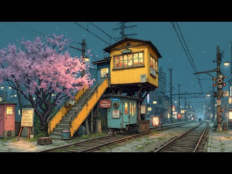 Abendliche Kirschblüten-Ruhe – Lo-Fi Beats für Fokus & Entspannung