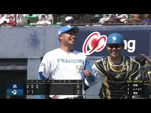 【ファーム】安堵の笑顔見せた!! 公式戦初先発のファイターズ・松浦慶斗が3回無失点の好投!!  2024年5月18日 北海道日本ハムファイターズ 対 東京ヤクルトスワローズ