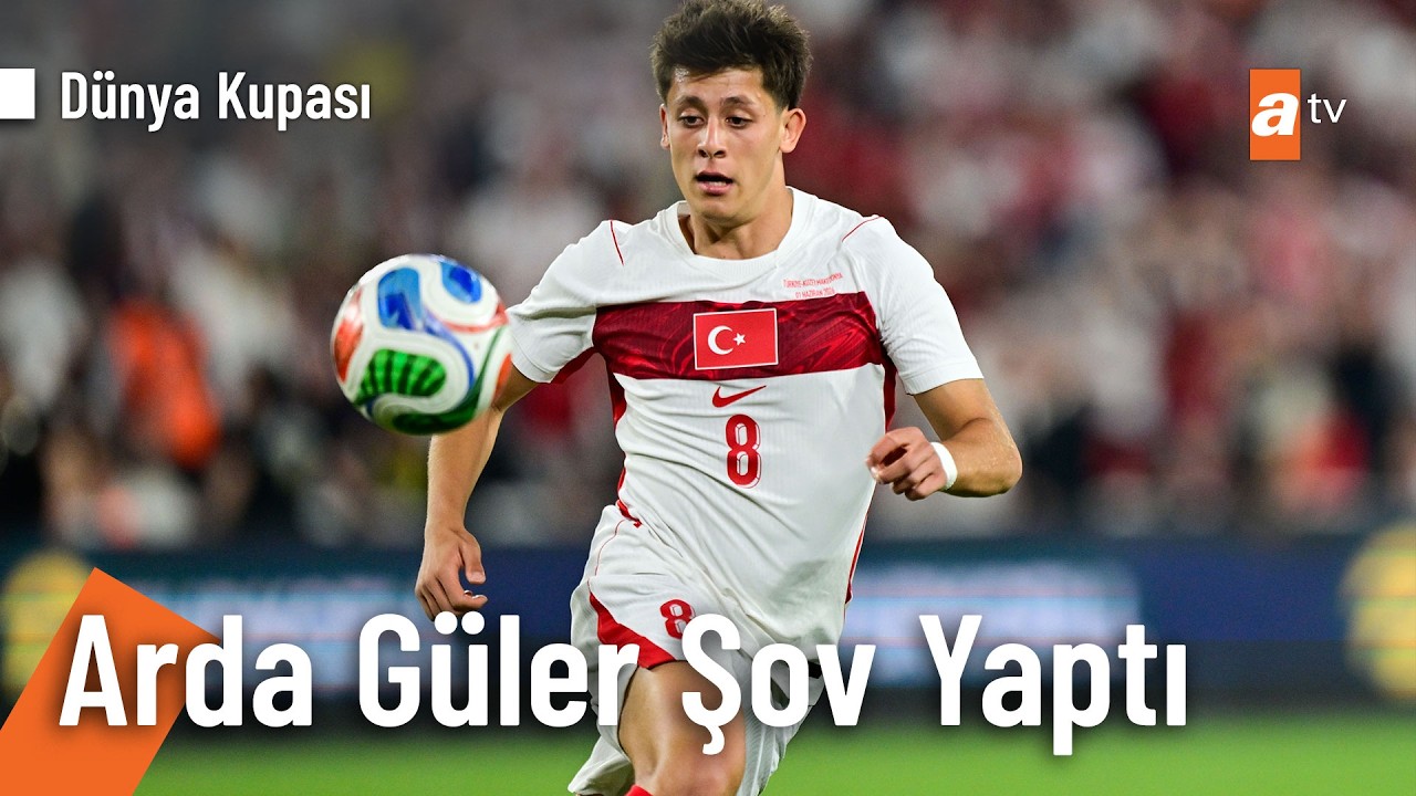 Arda Güler'in müthiş çalımları - Türkiye 4 - 0 Kuzey Makedonya