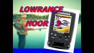 Эхолот lowrance hook 3x настройка