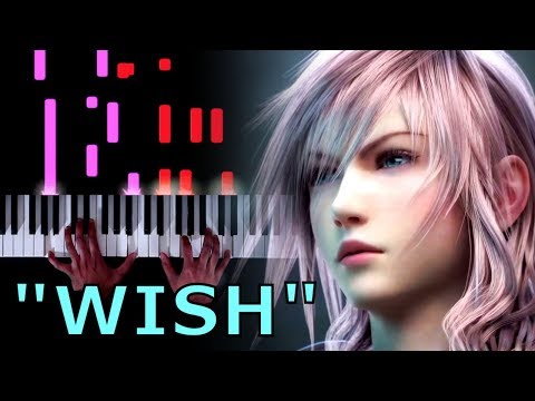 Final Fantasy XIII-2 - Wish - Piano|Synthesia Video