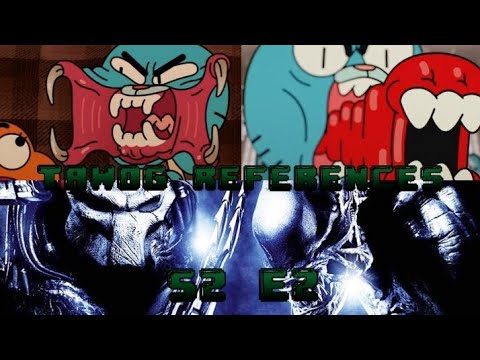 The Amazing World of Gumball References S2 E2-Alien & Predator