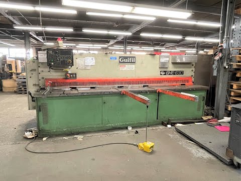 2002 GUIFIL GHE630 1/4 X 10' HYD SHEAR Shears-Power Squaring Hydraul. | Asset Exchange Corporation (1)