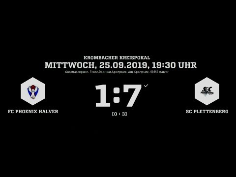 FC Phoenix Halver I - SC Plettenberg  (Krombacher Kreispokal)