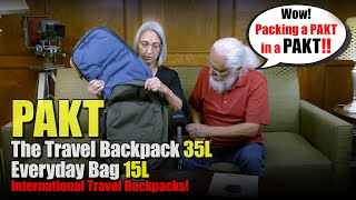 #PAKT Travel Backpack 35L + PAKT Everyday Bag 15L UNBOXING #PACT