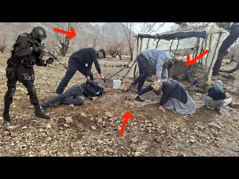 🚨🪖 Armed special forces raid nomadic woman's hut to arrest fugitive man💔