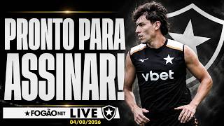 FOGÃONET LIVE: BOTAFOGO PERTO DE ANUNCIAR FERRARESI ATÉ 2029 | DANILO NÃO É PRIORIDADE DO NEWCASTLE