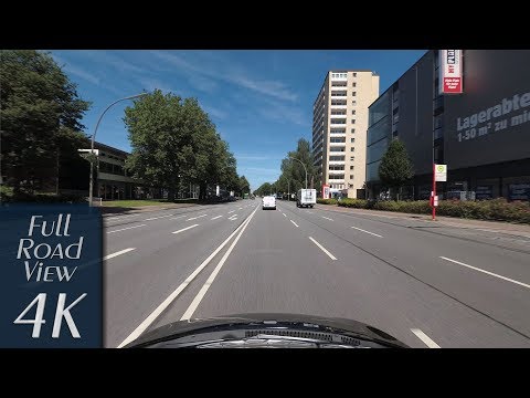 Hamburg, Germany: Kieler Straße (Langenfelder Damm - AS Stellingen A7) - 4K (UHD/2160p/60p)