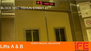 HDB Block 335C Yishun || IFE Elevator