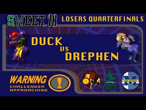 SWEET 18 - Duck (Samus) vs Drephen (Sheik) LQ