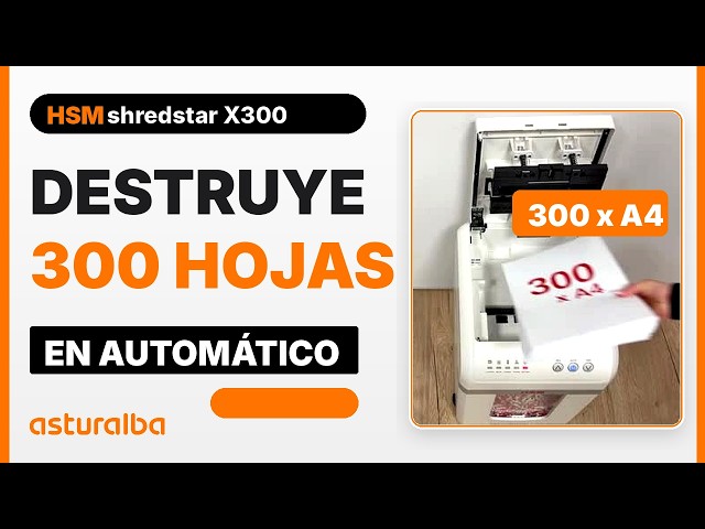 Vídeo relacionado con HSM shredstar X24 - Destructora de papel (corte en partículas, 4 x 37 mm, 24 hojas)