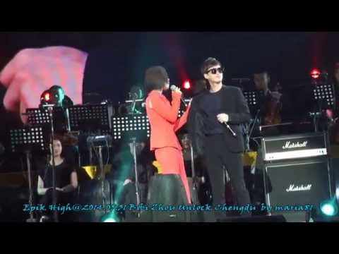 Bibi Zhou X Epik High With You @20140531周笔畅 成都UNLOCK演唱会