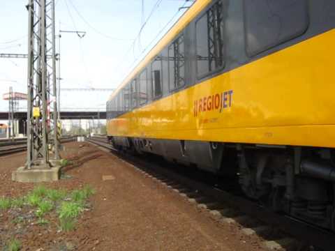 Příjezd vlaku IC 1012 RegioJet - Ostrava-Svinov