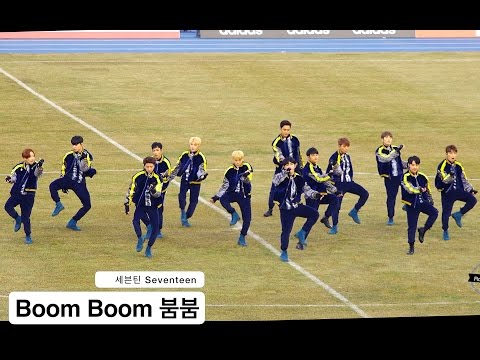 세븐틴 Seventeen[4K 직캠]Boom Boom 붐붐@170311 Rock Music