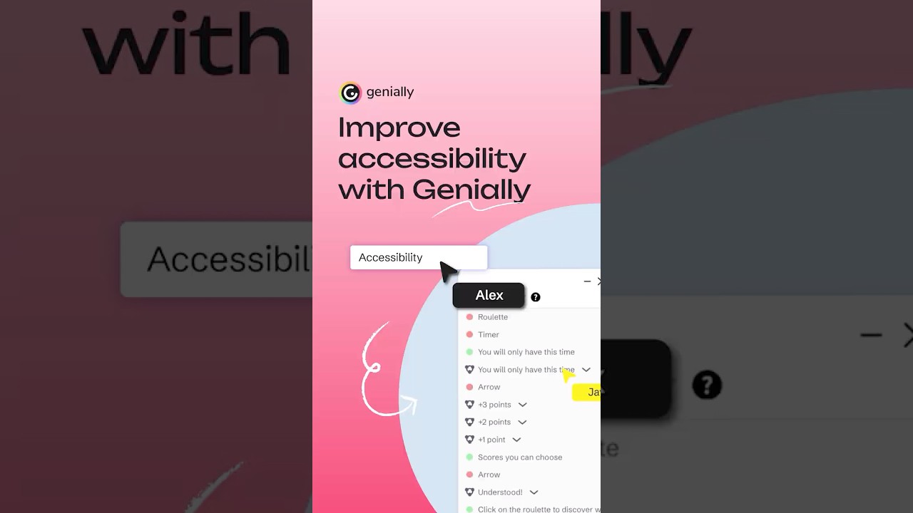 Improve accessibility with Genially