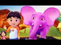 45 Mins Non Stop Ek Mota Hathi Hindi Kids Song एक मोटा हाथी Animated Cartoon Vid