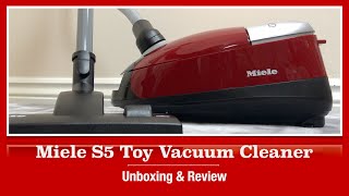 Miele S5 Toy Vacuum Cleaner By Theo Klein Unboxing & Demonstration
