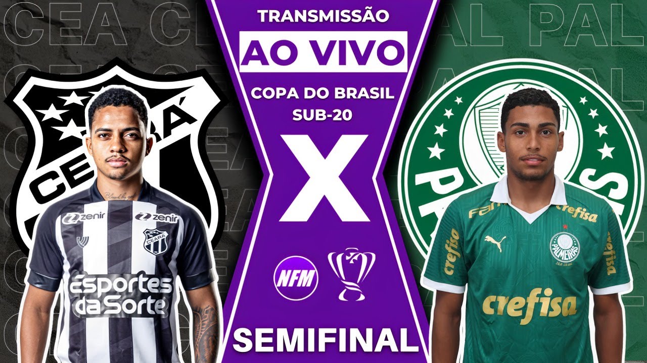 PALMEIRAS X CEARÁ AO VIVO | COPA DO BRASIL SUB-20 AO VIVO COM IMAGENS DO ESTÚDIO | PALMEIRAS SUB-20