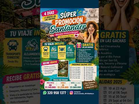 SUPER PROMOCIÓN TOUR SANTANDER #sangil #guadalupe