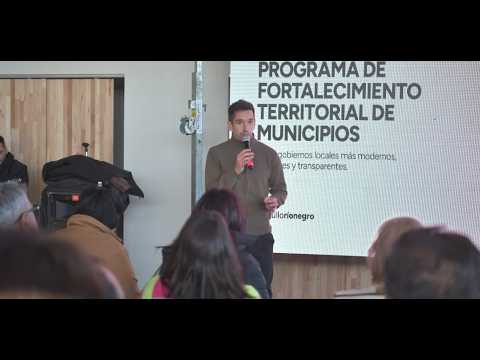 Provincia presentó plan para modernizar los municipios
